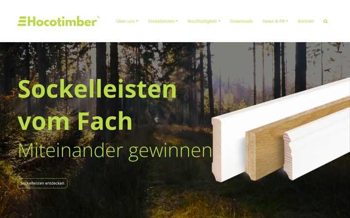 Screenshot of hocotimber.com