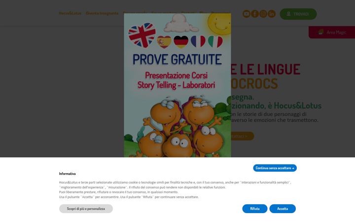 Screenshot of hocus-lotus.edu