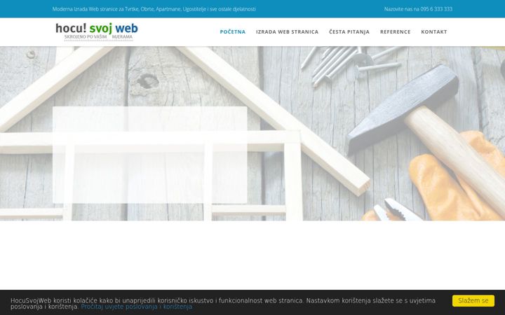 Screenshot of hocusvojweb.com