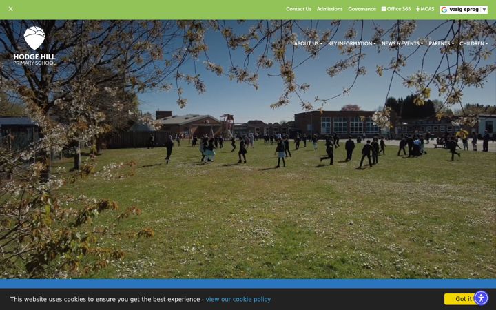 Screenshot of hodgehillprimary.bham.sch.uk