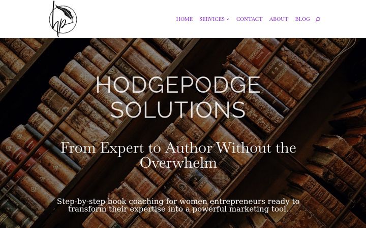 Screenshot of hodgepodgesolutions.com