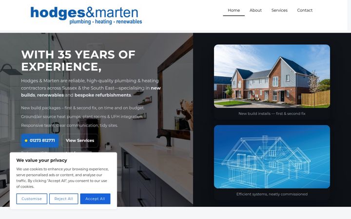Screenshot of hodgesandmarten.co.uk