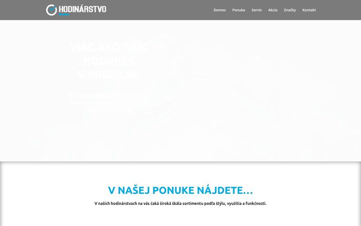 Screenshot of hodinarstvodenisa.sk