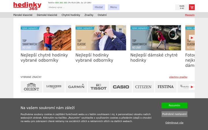 Screenshot of hodinky-365.cz