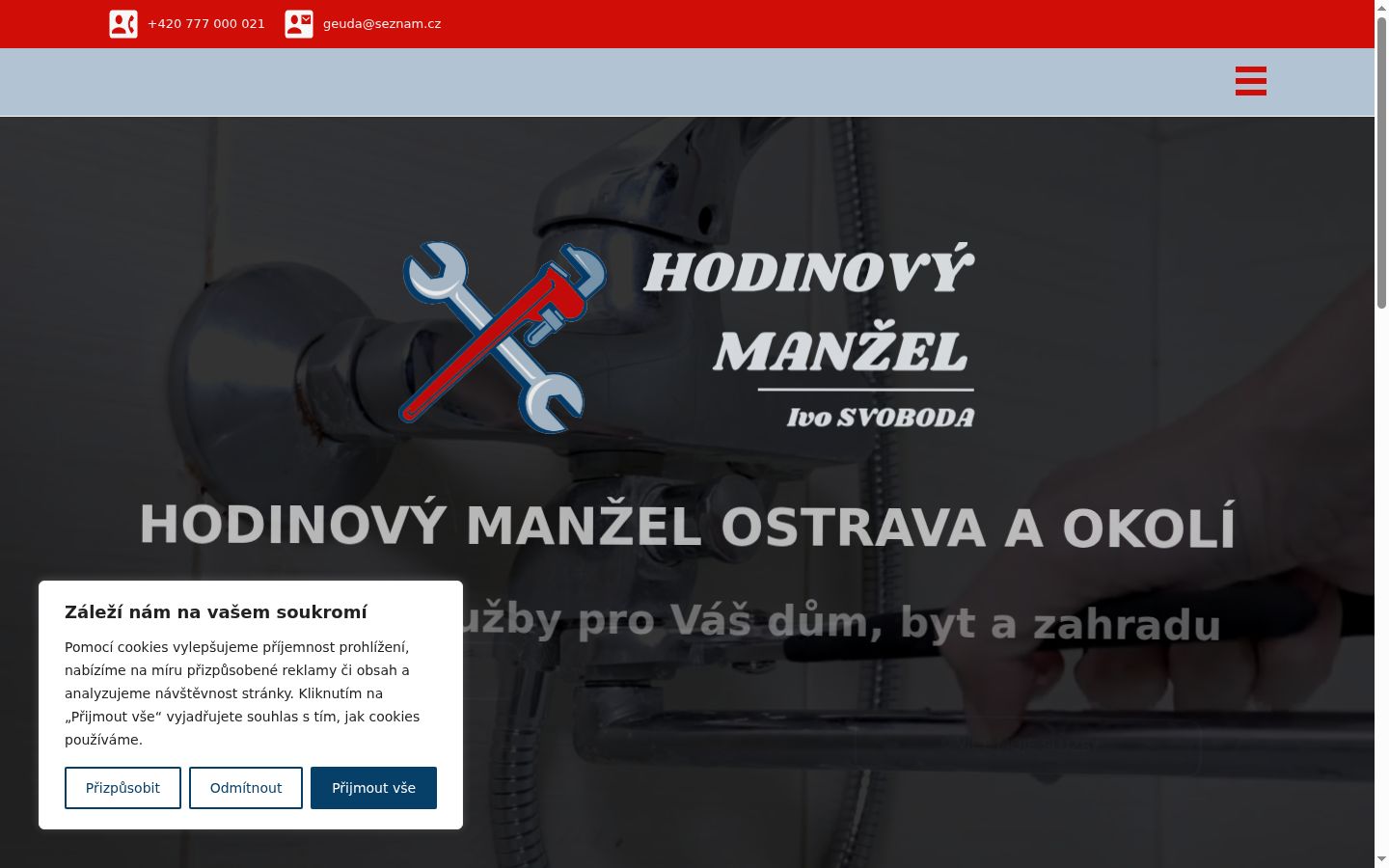 Snímek obrazovky baneru souhlasu zobrazeného před jakoukoli interakcí
