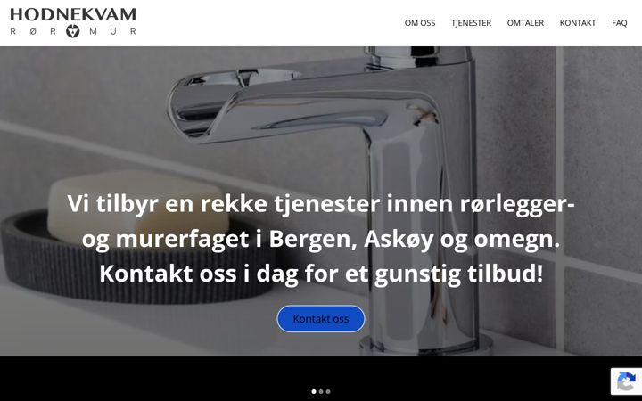 Screenshot of hodnekvam-rm.no