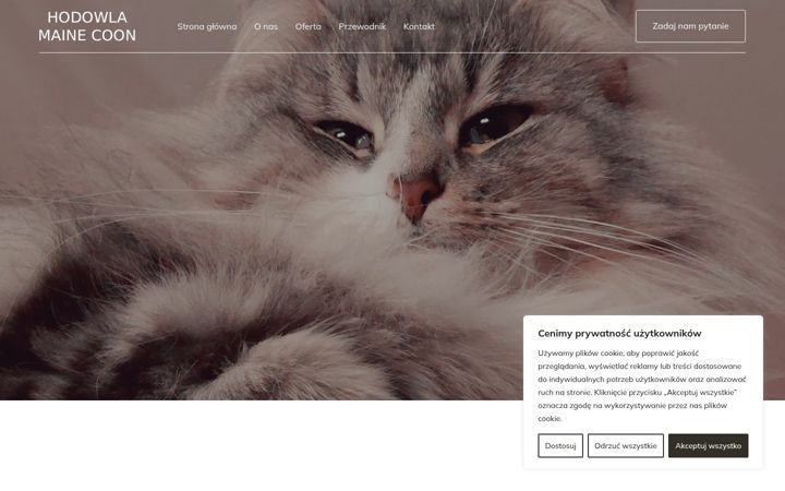 Screenshot of hodowla-mainecoon.pl