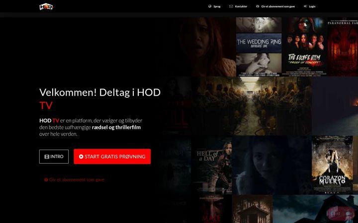 Screenshot of hodtv.net