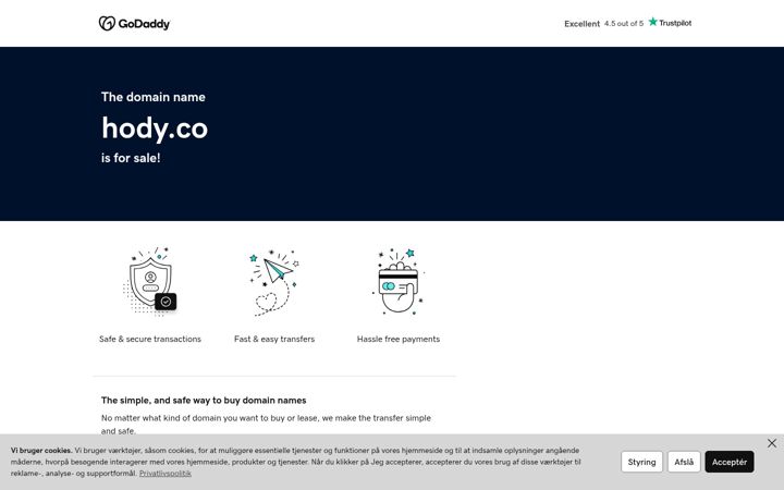 Screenshot of hody.co