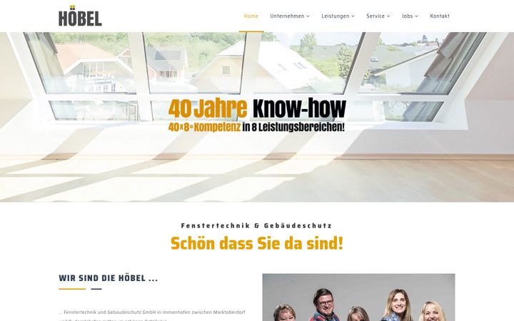 Screenshot of hoebel-fenster.de