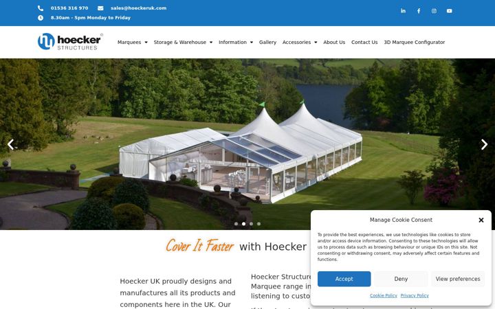Screenshot of hoeckeruk.com
