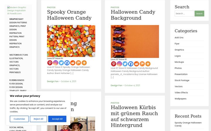 Screenshot of hoedit.com
