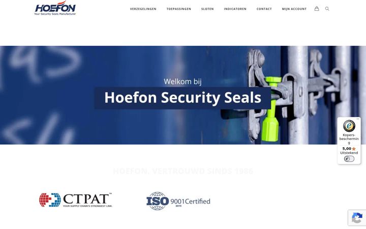 Screenshot of hoefon.nl