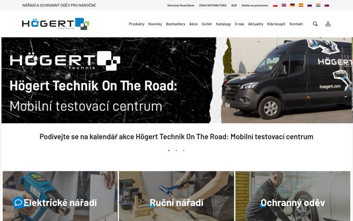 Screenshot of hoegert.cz