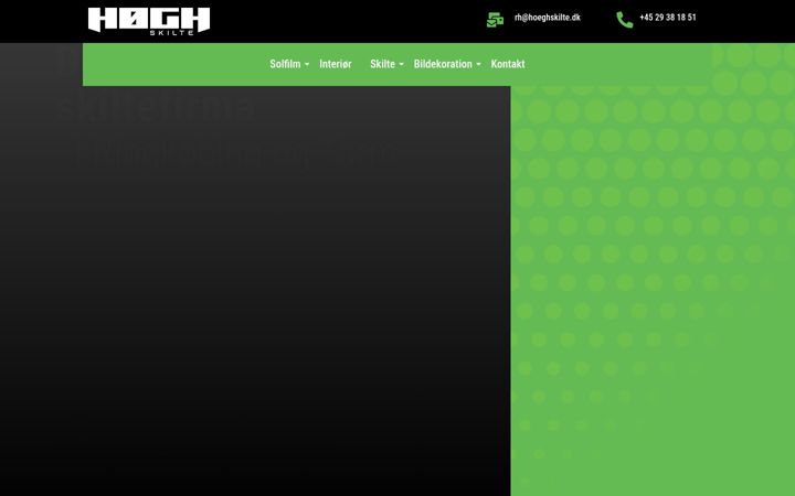 Screenshot of hoeghskilte.dk