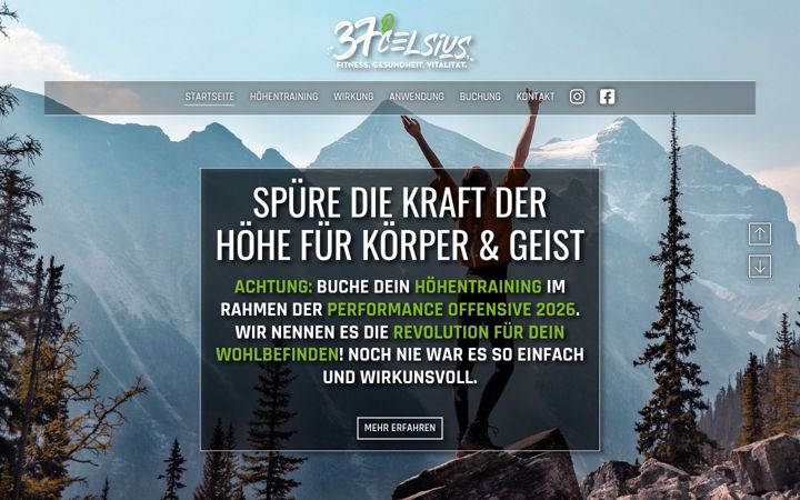 Screenshot of hoehentraining-rosenheim.de