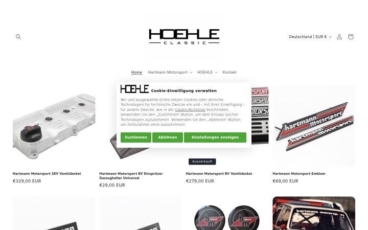 Screenshot of hoehle-shop.de