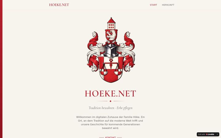 Screenshot of hoeke.net