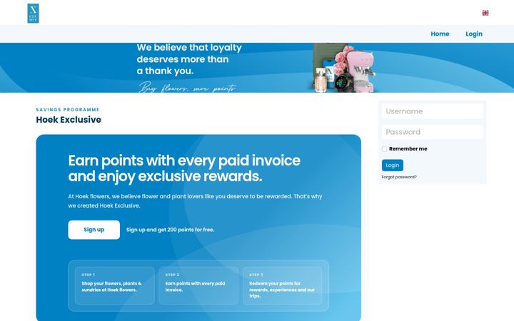 Screenshot of hoekexclusive.com