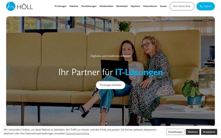 Screenshot of hoell.de