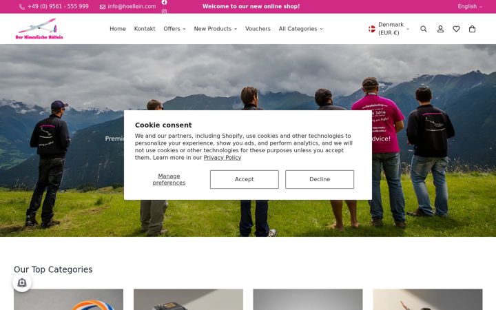 Snímek obrazovky hoelleinshop.com