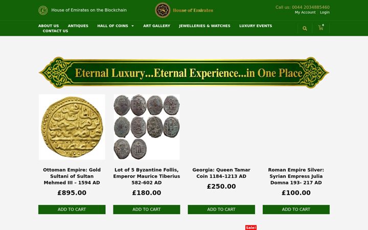 Screenshot of hoemirates.com