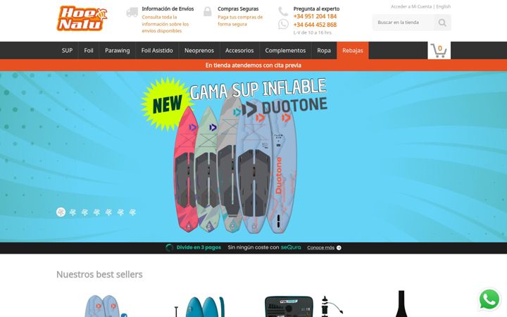 Screenshot of hoenalu.com
