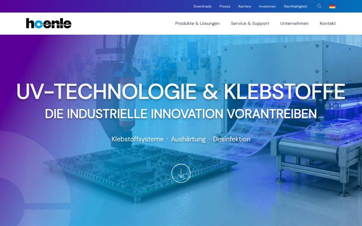 Screenshot of hoenlegroup.de
