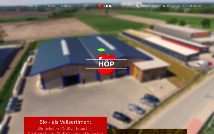 Screenshot of hoep-bioprodukte.de