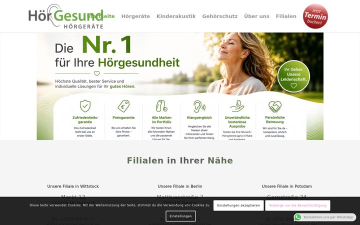 Screenshot of hoer-gesund.de