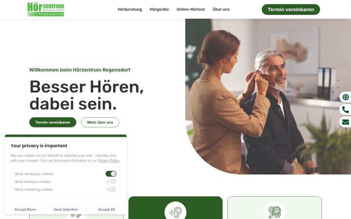 Skärmbild av hoer-regensdorf.ch