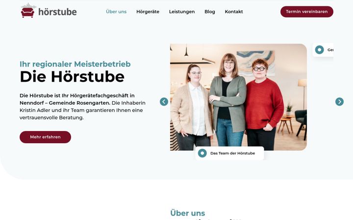 Screenshot of hoer-stube.de
