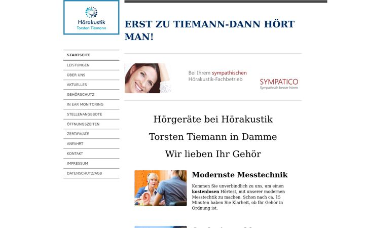 Screenshot of hoerakustik-tiemann.de