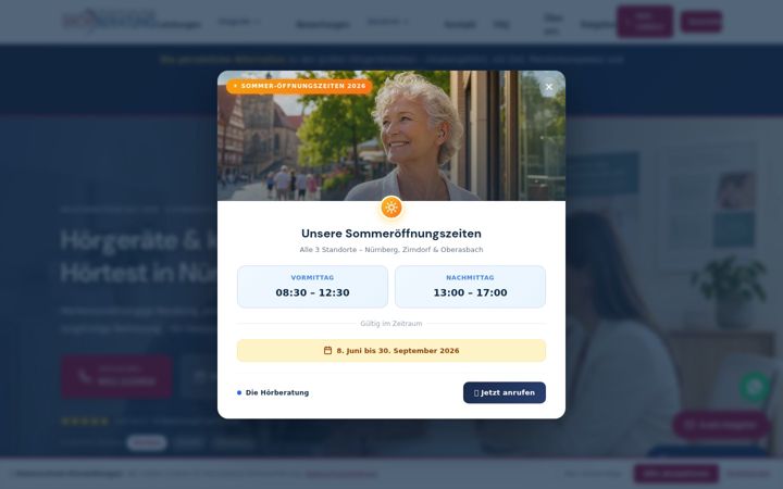 Screenshot of hoerberatung.eu