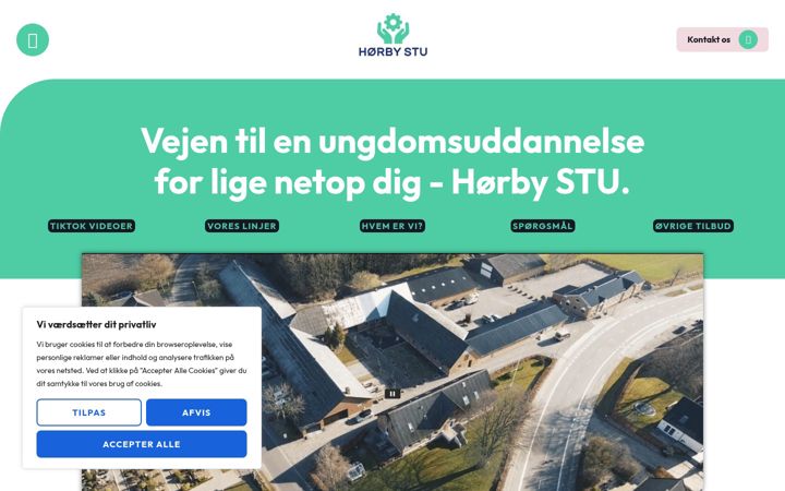 Screenshot of hoerby-stu.dk