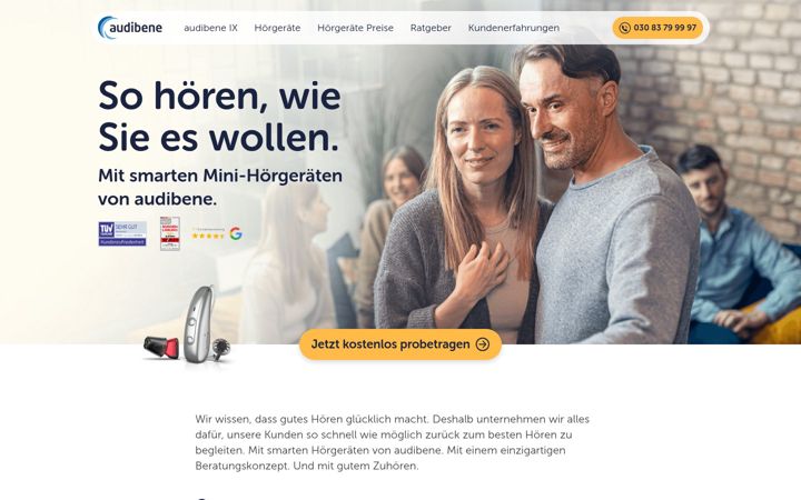 Screenshot of hoeren-heute.de