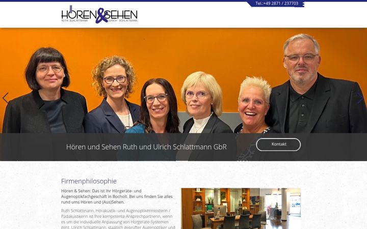 Screenshot of hoerenundsehen.net