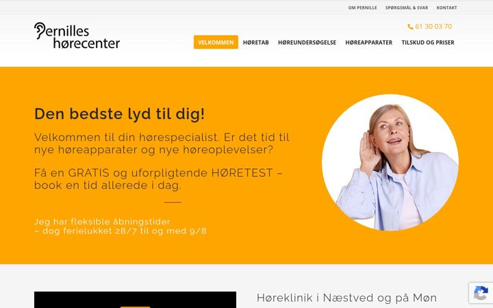 Screenshot of hoereroeret.dk