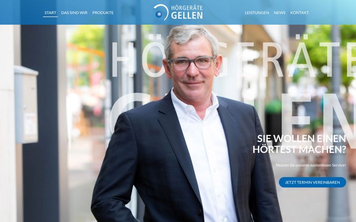 Screenshot of hoergeraete-gellen.de