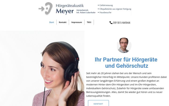 Screenshot of hoergeraete-neumarkt.de