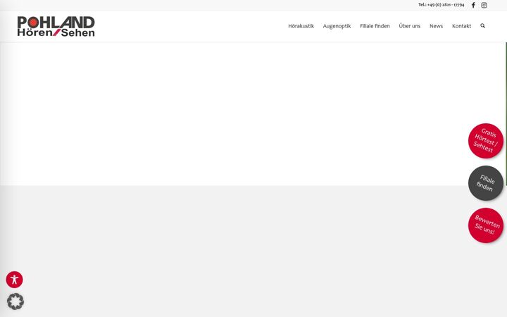 Screenshot of hoergeraete-pohland.de