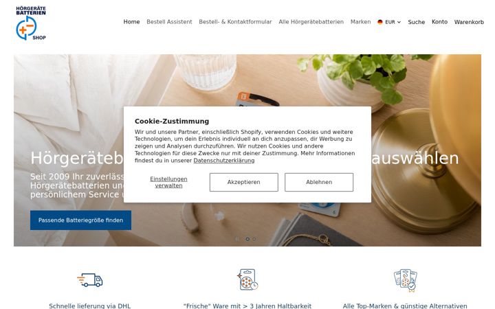 Screenshot of hoergeraetebatterien-shop.de