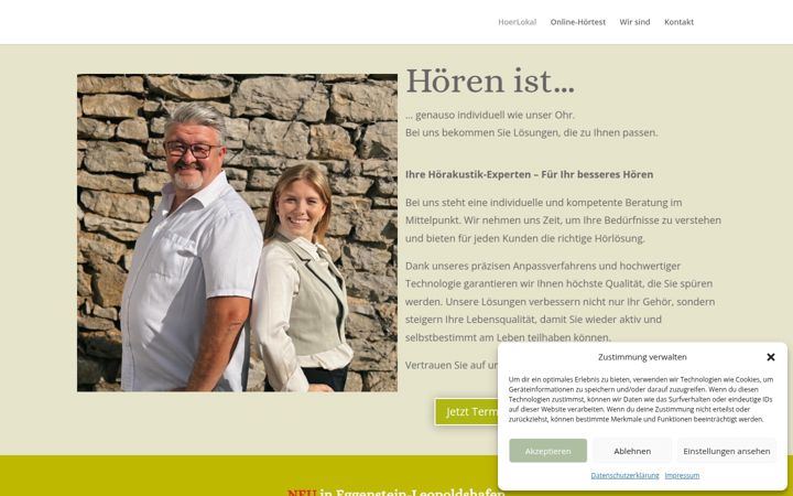 Screenshot of hoerlokal.de