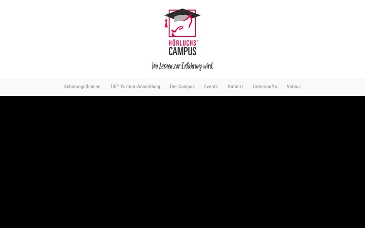 Screenshot of hoerluchs-campus.de