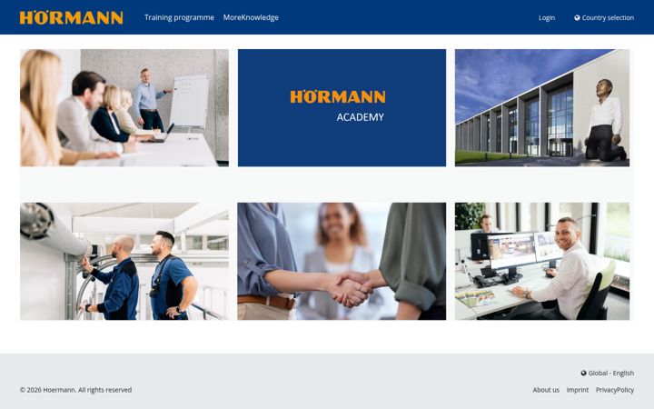 Screenshot of hoermann-akademie.com