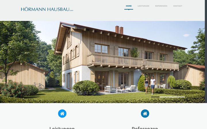 Screenshot of hoermann-hausbau.de