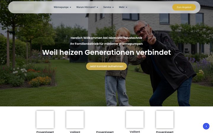 Screenshot of hoermann-haustechnik.de