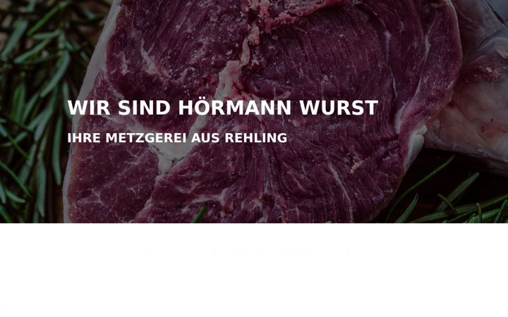 Screenshot of hoermann-wurst.de