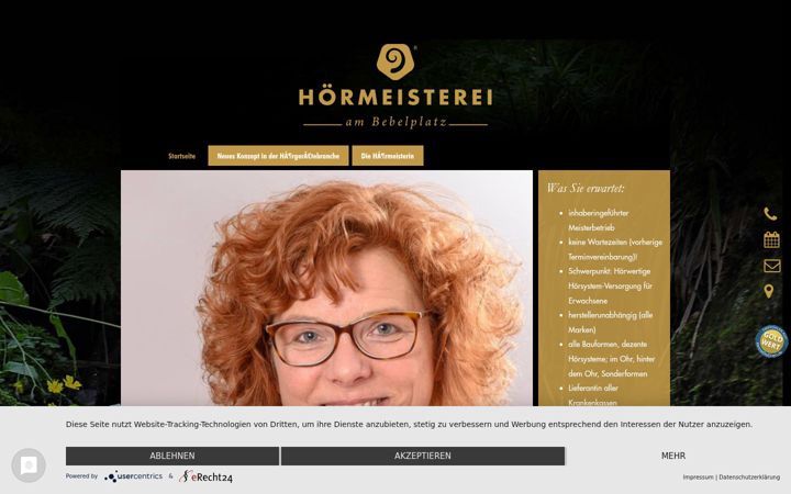 Screenshot of hoermeisterei.de