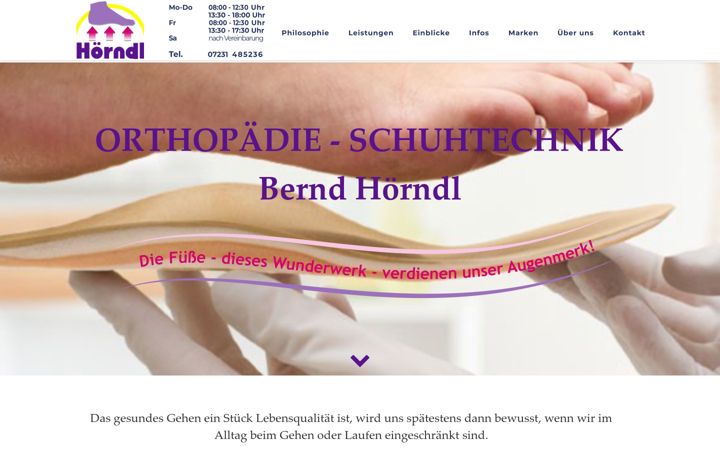 Screenshot of hoerndl-orth.de